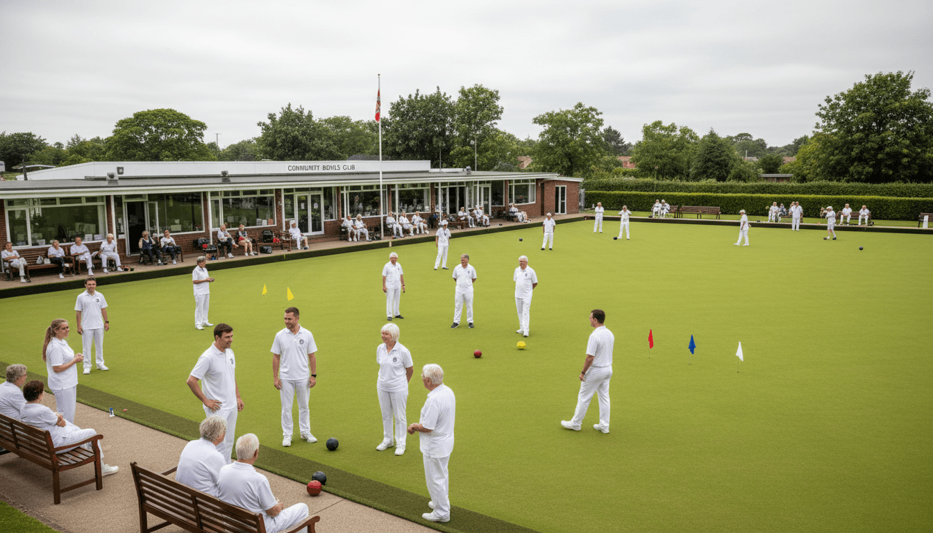 Active group activity during fellowship event