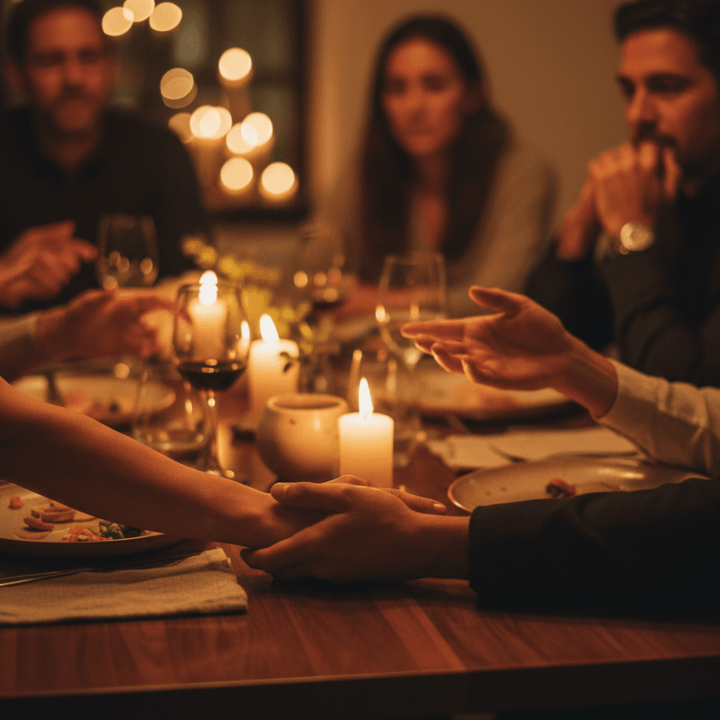 Community members gathering for discussion