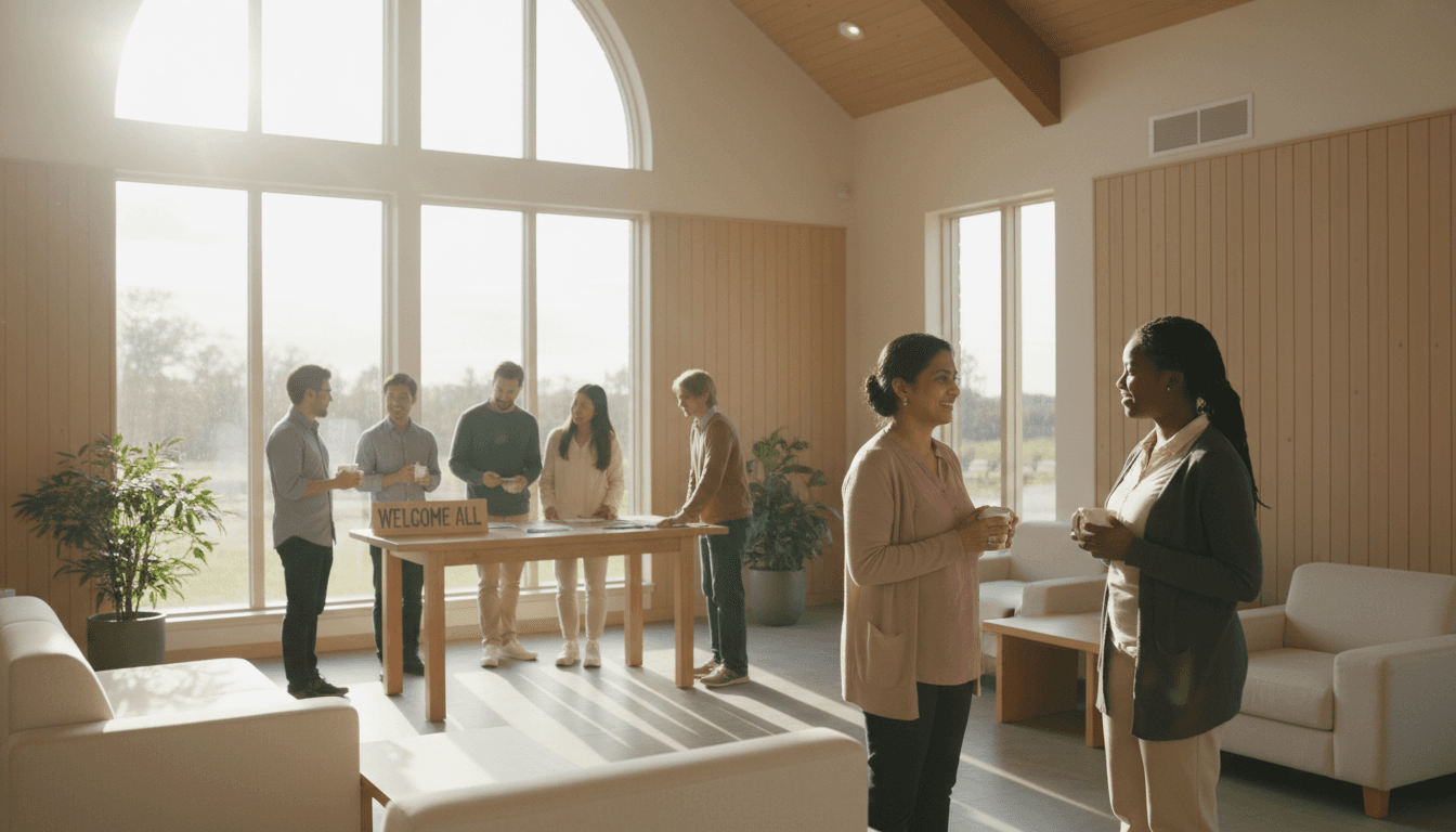 Welcoming community gathering space